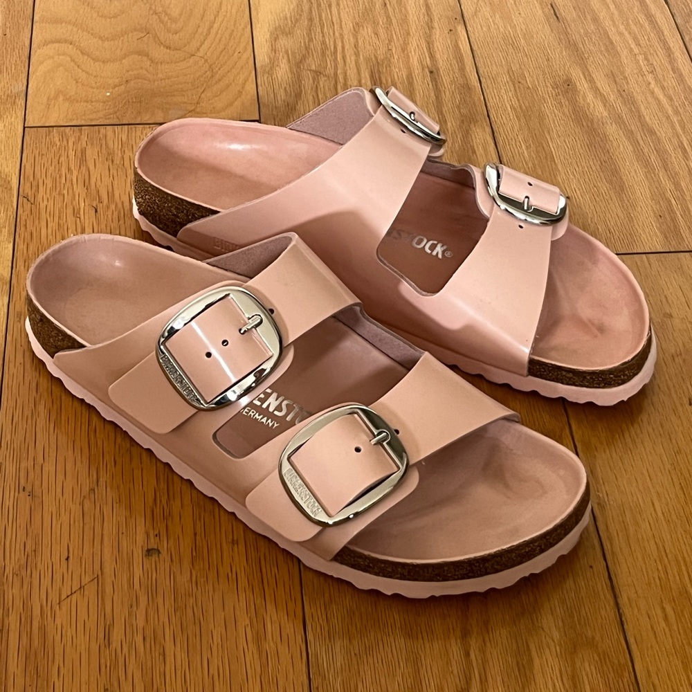 Birkenstock Arizona sandals, pink, size 40